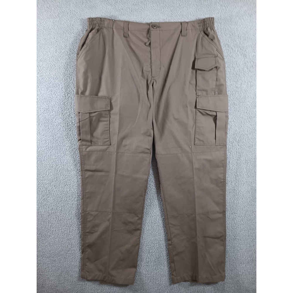 Propper Mens 46 Tactical Cargo Pants Brown Military BDU Work Utility Big Tall